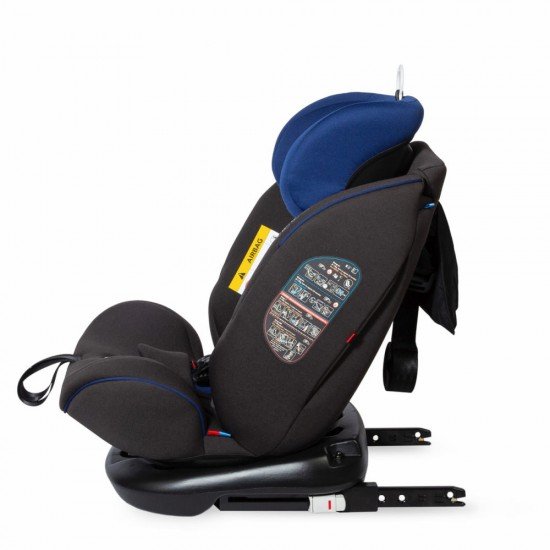 Scaun auto rotativ cu Isofix grupa 0-36 kg Coccolle Nova Albastru