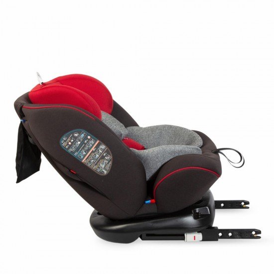 Scaun auto rotativ cu Isofix grupa 0-36 kg Coccolle Nova Rosu