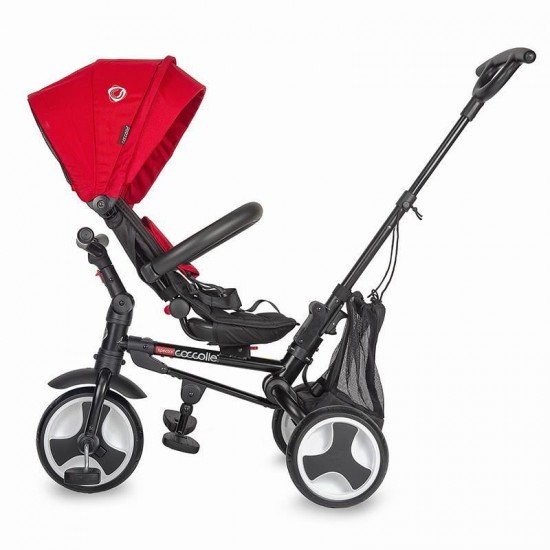 Tricicleta ultrapliabila cu roti EVA Coccolle Spectra Chili Pepper