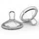 2 x Tetine dublu ventilate, flux mediu Nanobebe