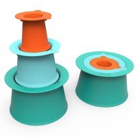 Set forme de nisip Alto verde/albastru/portocaliu