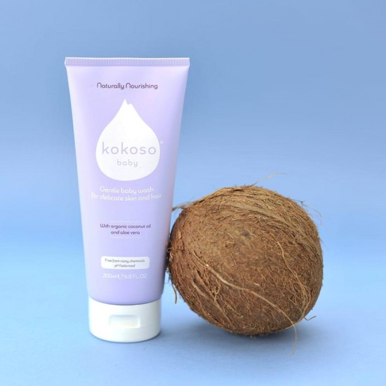 Crema de dus bebelusi pentru corp si par usor parfumata 200g