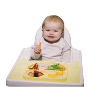 Farfurie autodiversificare pentru Ikea Antilop Easymat Perfect Fit Galben