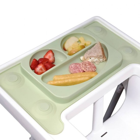 Farfurie autodiversificare pentru Ikea Antilop Easymat Perfect Fit Galben