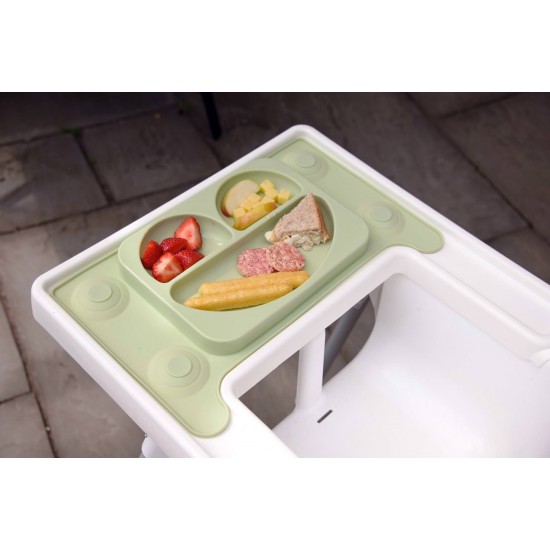 Farfurie autodiversificare pentru Ikea Antilop Easymat Perfect Fit Galben