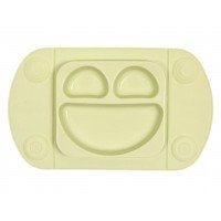 Farfurie autodiversificare portabila Easymat Mini Verde Olive