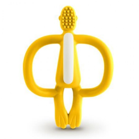 Maimutica pentru dentitie Matchstick Monkey Galben