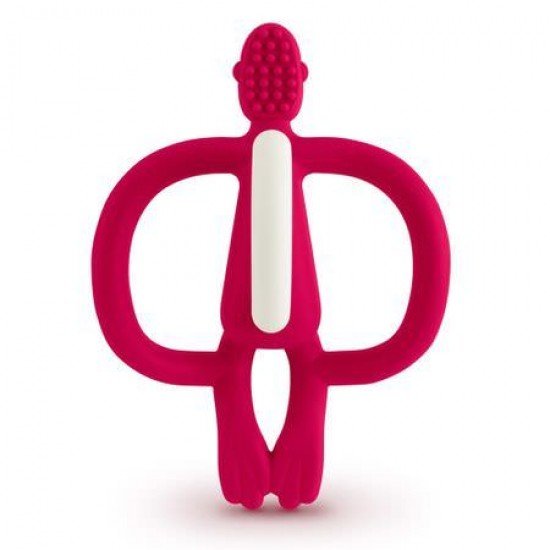 Maimutica pentru dentitie Matchstick Monkey Rosu