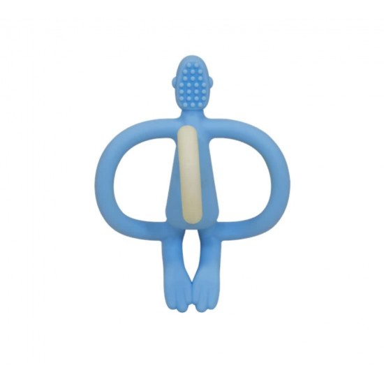 Maimutica pentru dentitie Matchstick Monkey Bleu