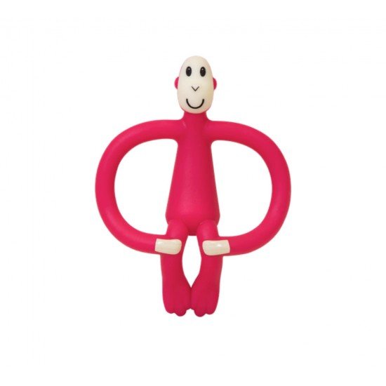 Maimutica pentru dentitie Matchstick Monkey Rosu