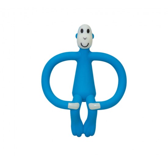 Maimutica pentru dentitie Matchstick Monkey Albastru