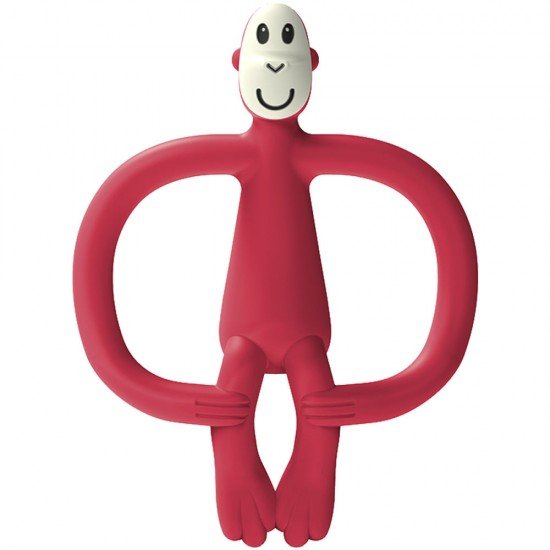 Jucarie pentru dintisori tratata antibacterian fara codita Rosu