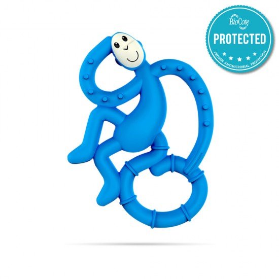 Mini Maimutica pentru dintisori tratata antibacterian Albastru