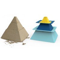 Forme de nisip galben-albastru Pira