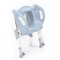 Reductor pentru toaleta cu scarita Kiddyloo Baby Blue