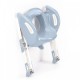 Reductor pentru toaleta cu scarita Kiddyloo Baby Blue