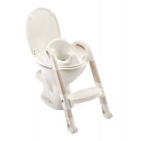 Reductor pentru toaleta cu scarita Kiddyloo Marron Glace