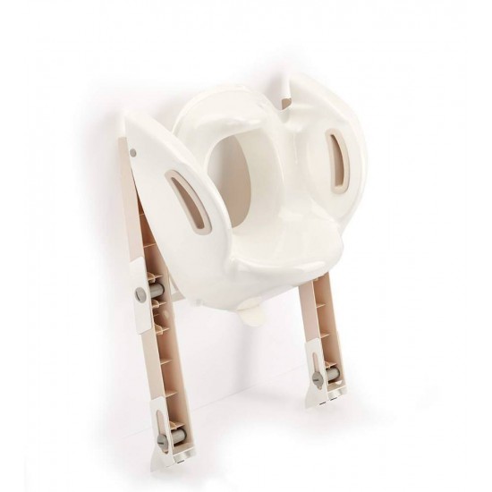 Reductor pentru toaleta cu scarita Kiddyloo Marron Glace