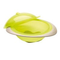 Castron cu capac pentru microunde Green