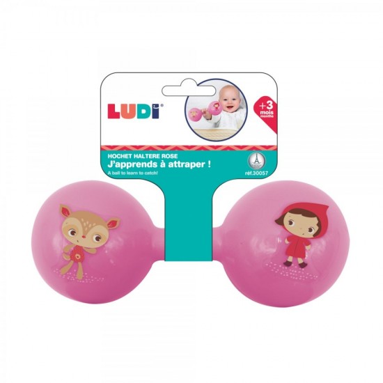 Zornaitoare moale roz Ludi