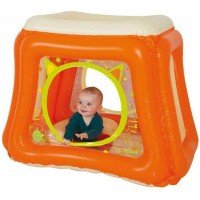 Pachet Spatiu de joaca gonflabil Cat + Set bile de joaca Mixt