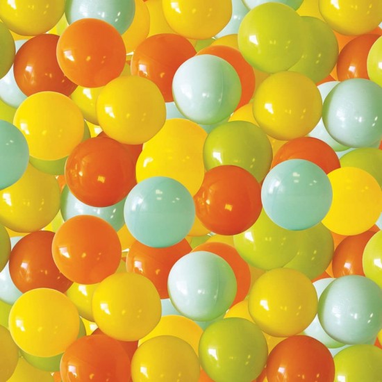 Pachet Spatiu de joaca gonflabil Cat + Set bile de joaca Mixt