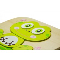 Puzzle din lemn Broasca Jumini