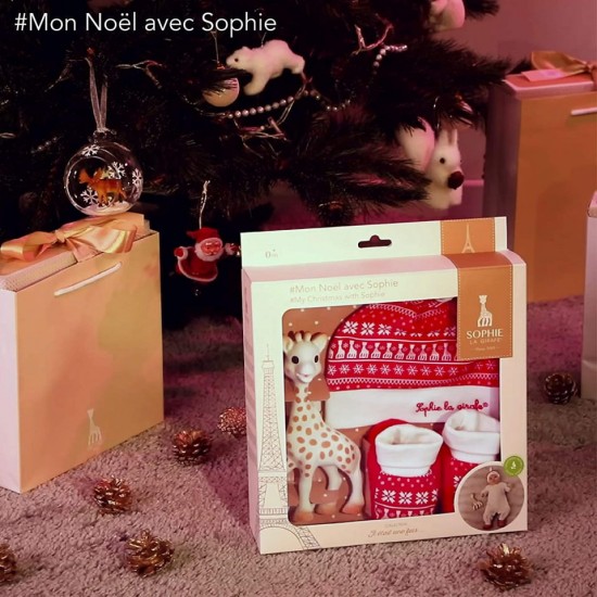 Set cadou pentru bebelusi Vulli - Craciunul meu cu Sophie