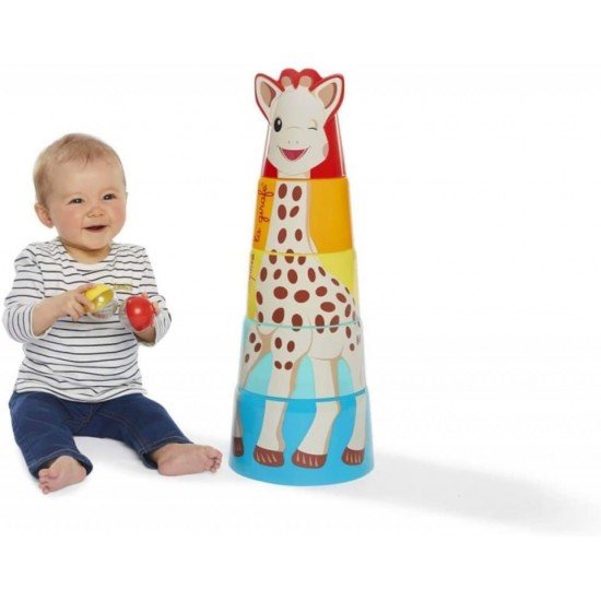 Jucarie bebelusi - Turnul urias al Girafei Sophie