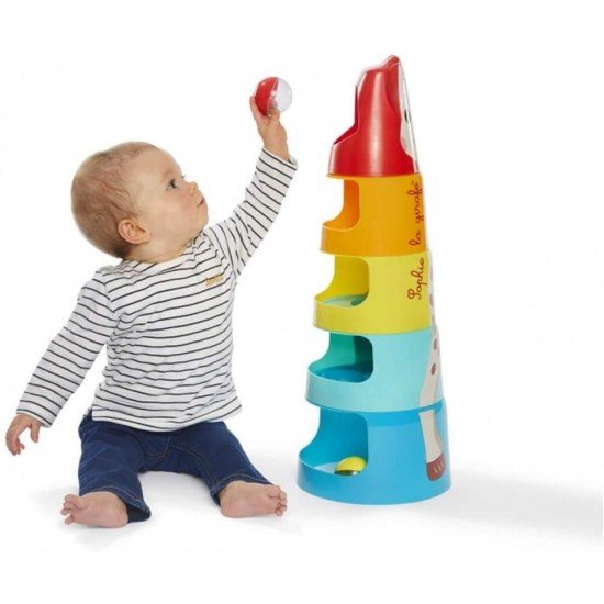 Jucarie bebelusi - Turnul urias al Girafei Sophie
