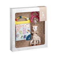 Set Cadou Vulli Girafa Sophie, Zornaitoare si carticica cu activitati