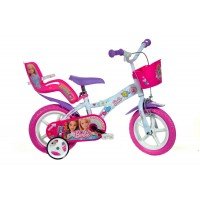 Bicicleta copii 12 inch Barbie Dino Bikes 