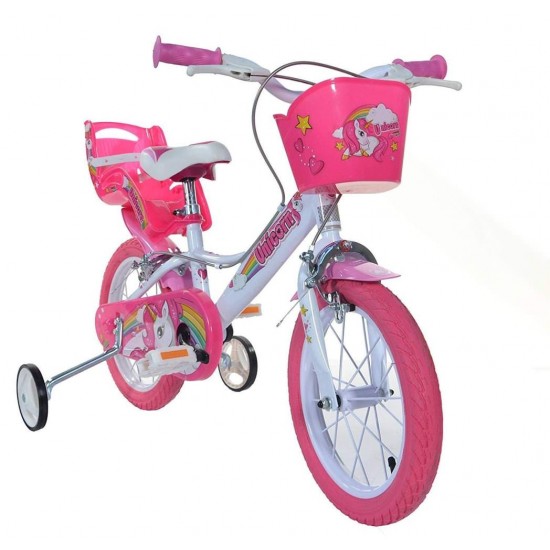 Bicicleta copii 14 inch Dino Bikes - Unicorn