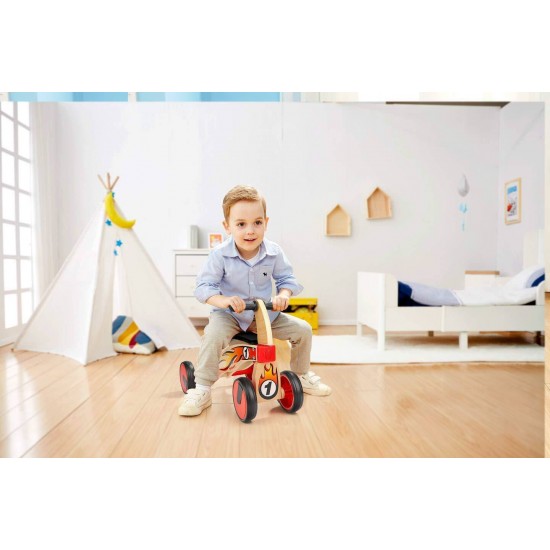 Bicicleta din lemn fara pedale Topbright