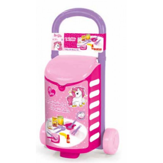 Carucior cu accesorii de bucatarie - Unicorn