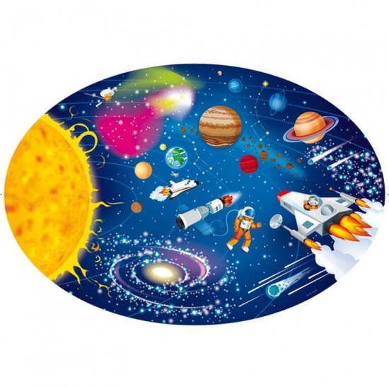 Puzzle 205 piese cu carte  - Spatiul cosmic