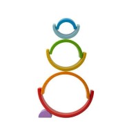 Curcubeu din lemn 7 piese