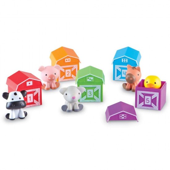 Joc educativ - De-a v-ati ascunselea cu animalutele de la ferma