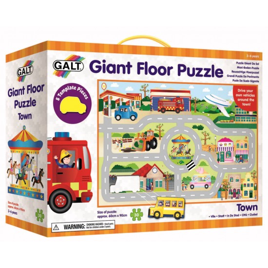 Giant Floor Puzzle - Orasul (30 piese)