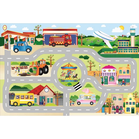 Giant Floor Puzzle - Orasul (30 piese)