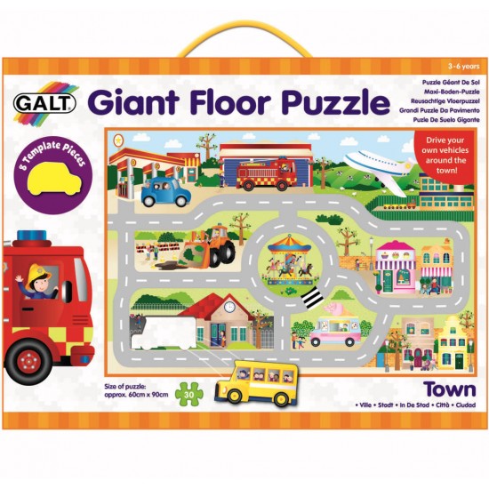 Giant Floor Puzzle - Orasul (30 piese)