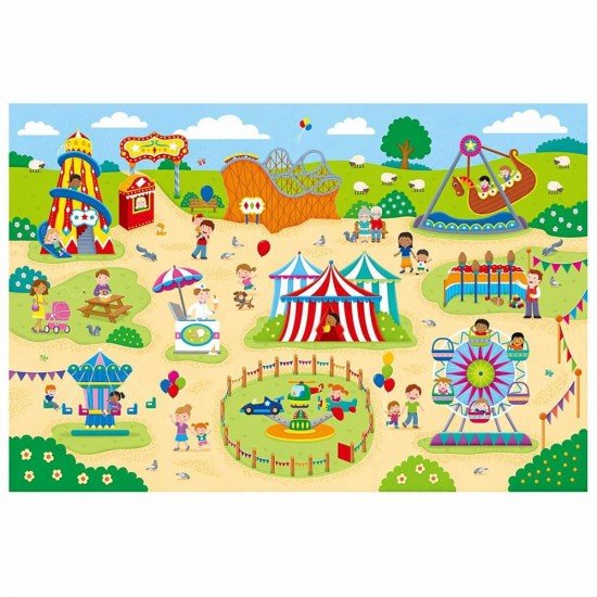 Puzzle Giant Floor Parcul de distractii (30 piese) 