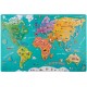 Puzzle magnetic 88 piese - Harta lumii
