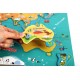 Puzzle magnetic 88 piese - Harta lumii