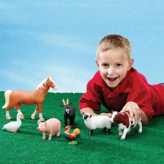 Set 7 figurine Learning Resources - Animalute de la ferma