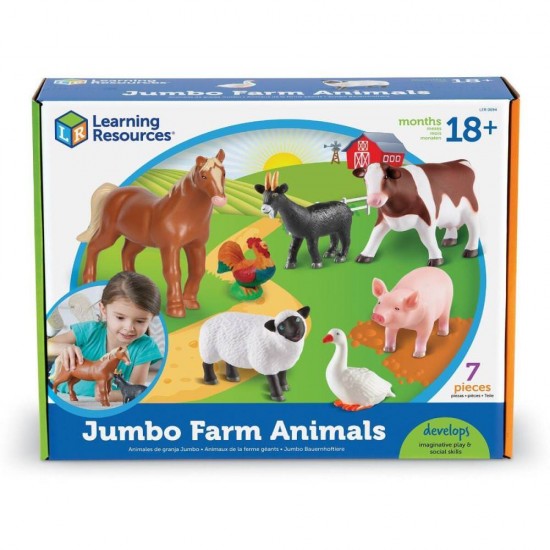 Set 7 figurine Learning Resources - Animalute de la ferma