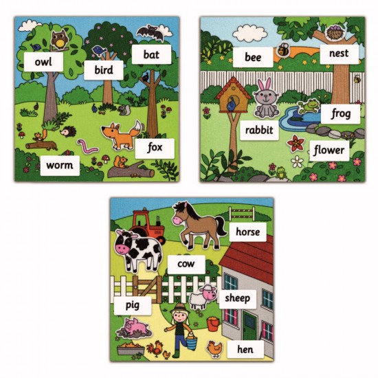 Joc educativ - Primele cuvinte in limba engleza