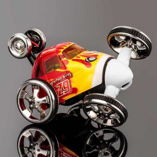 Masinuta Zoom Spinster cu telecomanda rosie