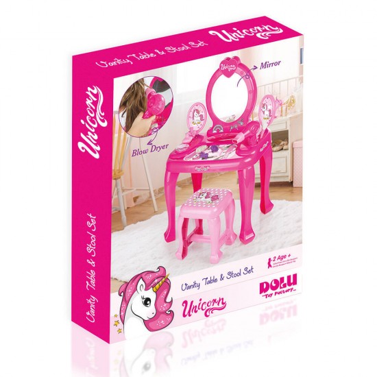 Masuta de toaleta cu scaun - Unicorn