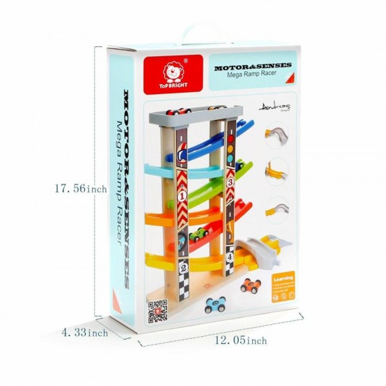 Mega rampa cu masinute de curse